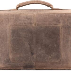 Crocodile Embossed Design Leather Messenger Bag - Image 7