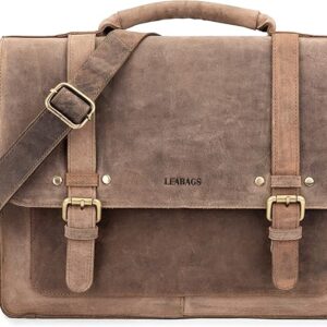 Crocodile Embossed Design Leather Messenger Bag