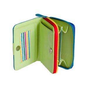 Zippered Bi-fold Slim Wallet